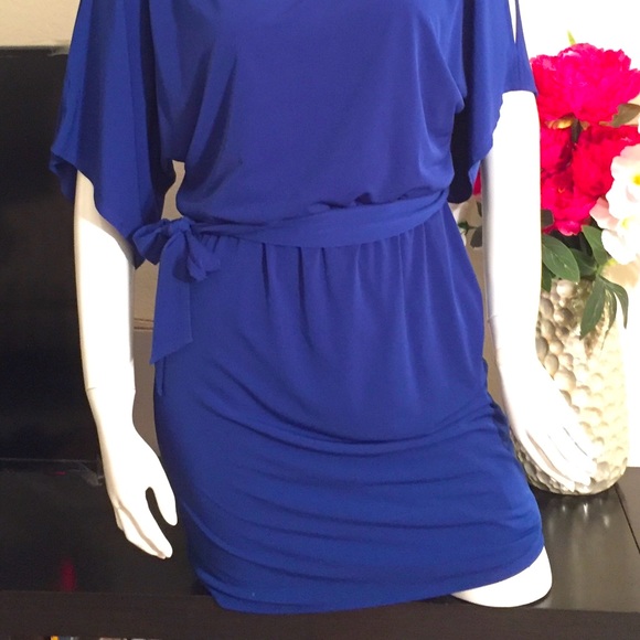 Trina Turk, elegant royal blue dress, size 0 - Picture 2 of 4